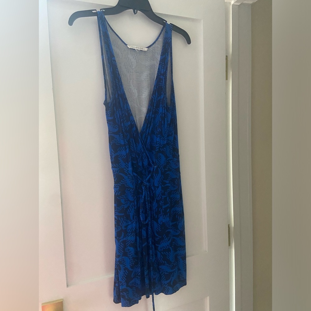 DVF dress. Faux wrap.